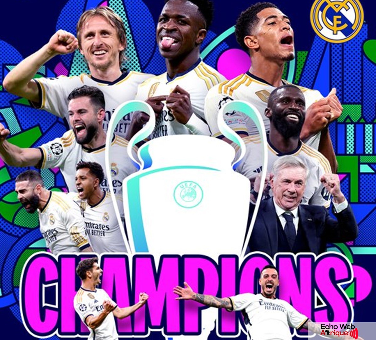 le Real Madrid sacré champion pour la 15e fois en Ligue des Champions !