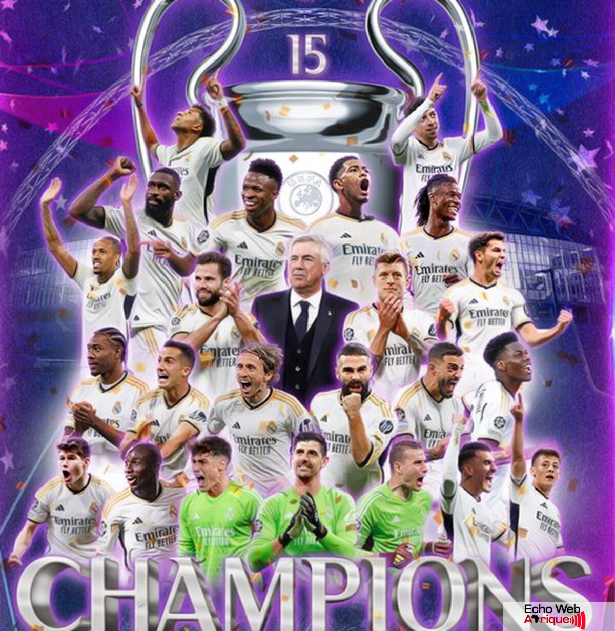 le Real Madrid sacré champion pour la 15e fois en Ligue des Champions !