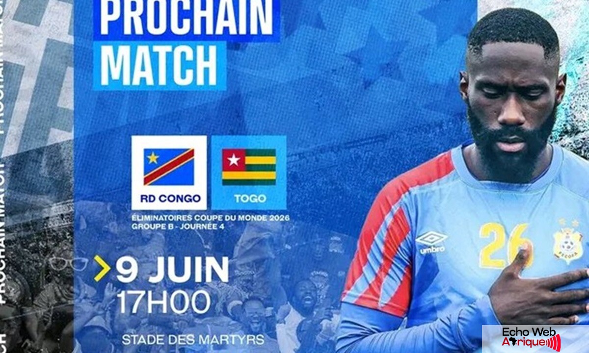 Elim. Coupe du monde 2026 : RDC vs Togo : où voir le match en direct ?