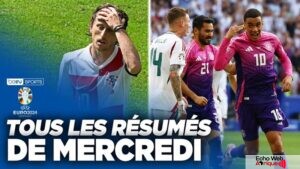 Euro 2024 : les résultats des matchs du mercredi 19 Juin 2024