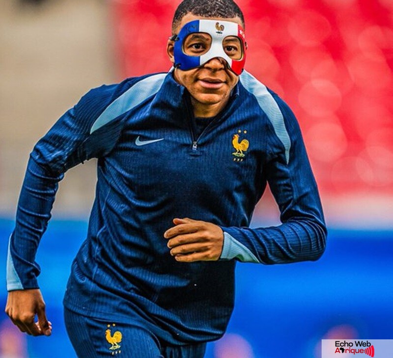 EdF : Kylian Mbappé s’entraîne avec son masque (photo)