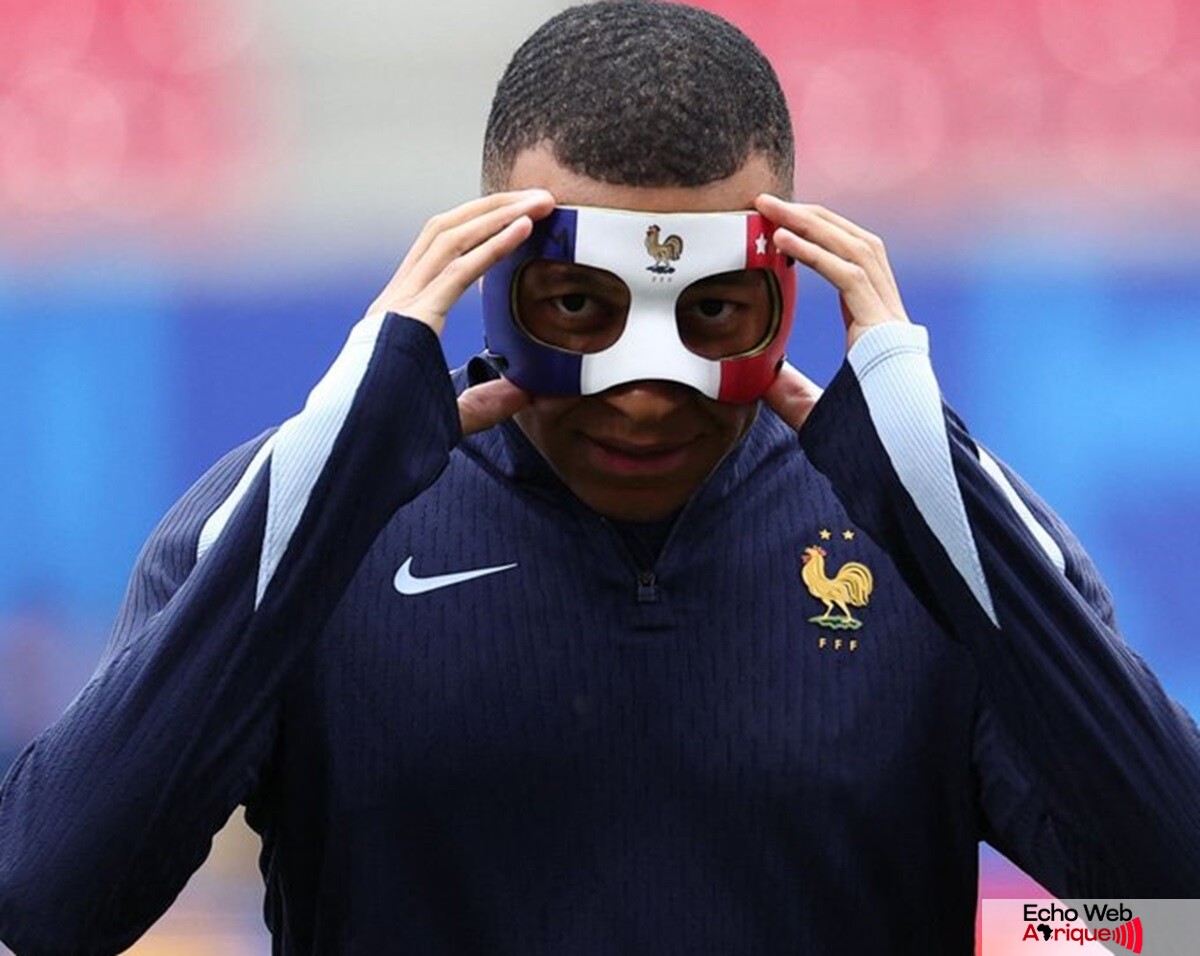 EdF : Kylian Mbappé s’entraîne avec son masque (photo)