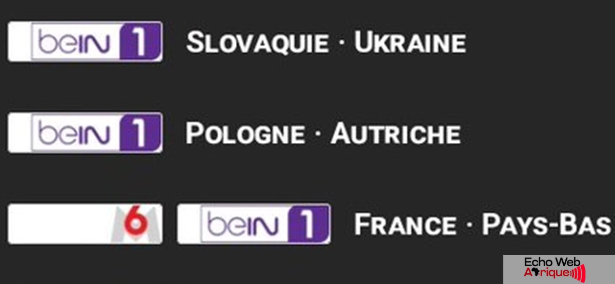 Euro 2024 : Le programme des matchs de ce jour, jeudi 20 Juin 2024 !