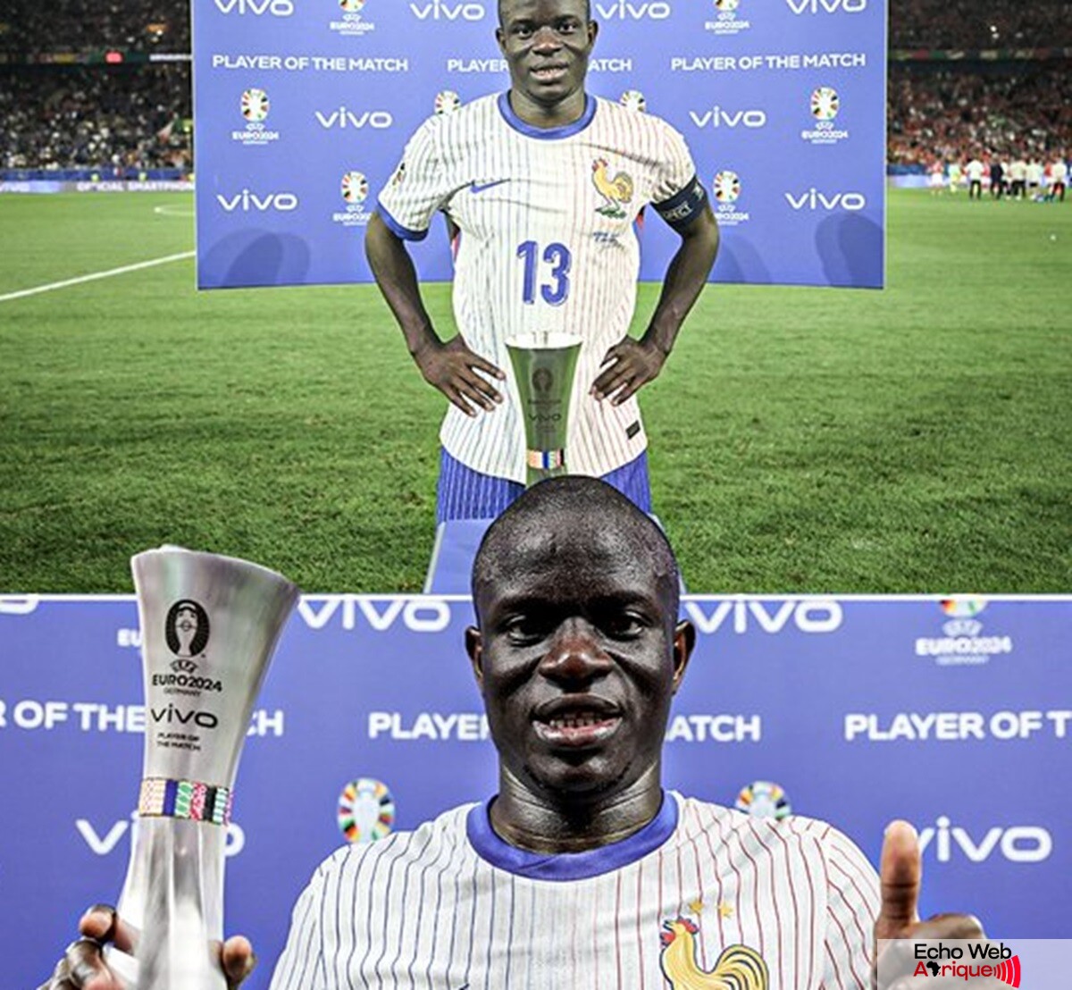 EURO 2024 / Pays-Bas - France : N'Golo Kanté élu homme du match