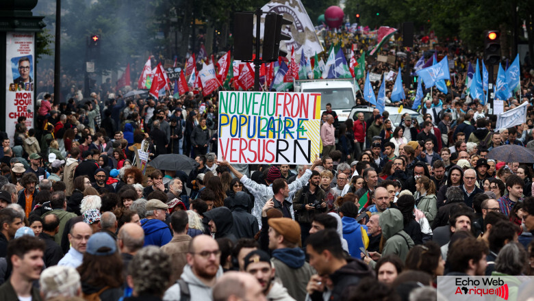 Manifestations massives en France contre la montée de l'extrême droite après la défaite électorale pro-Macron