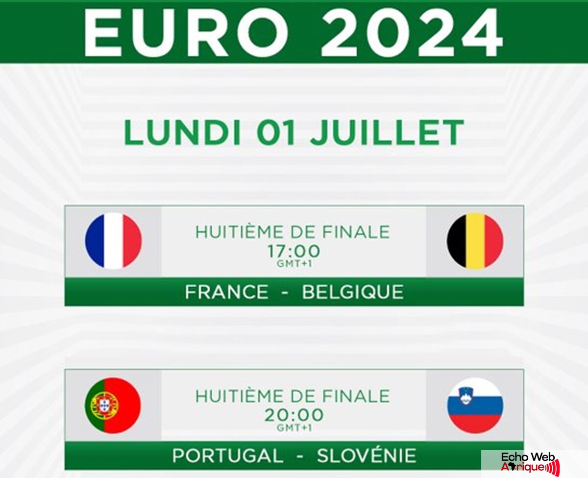 EURO 2024 : Le programme des matchs de ce lundi 01 Juillet !