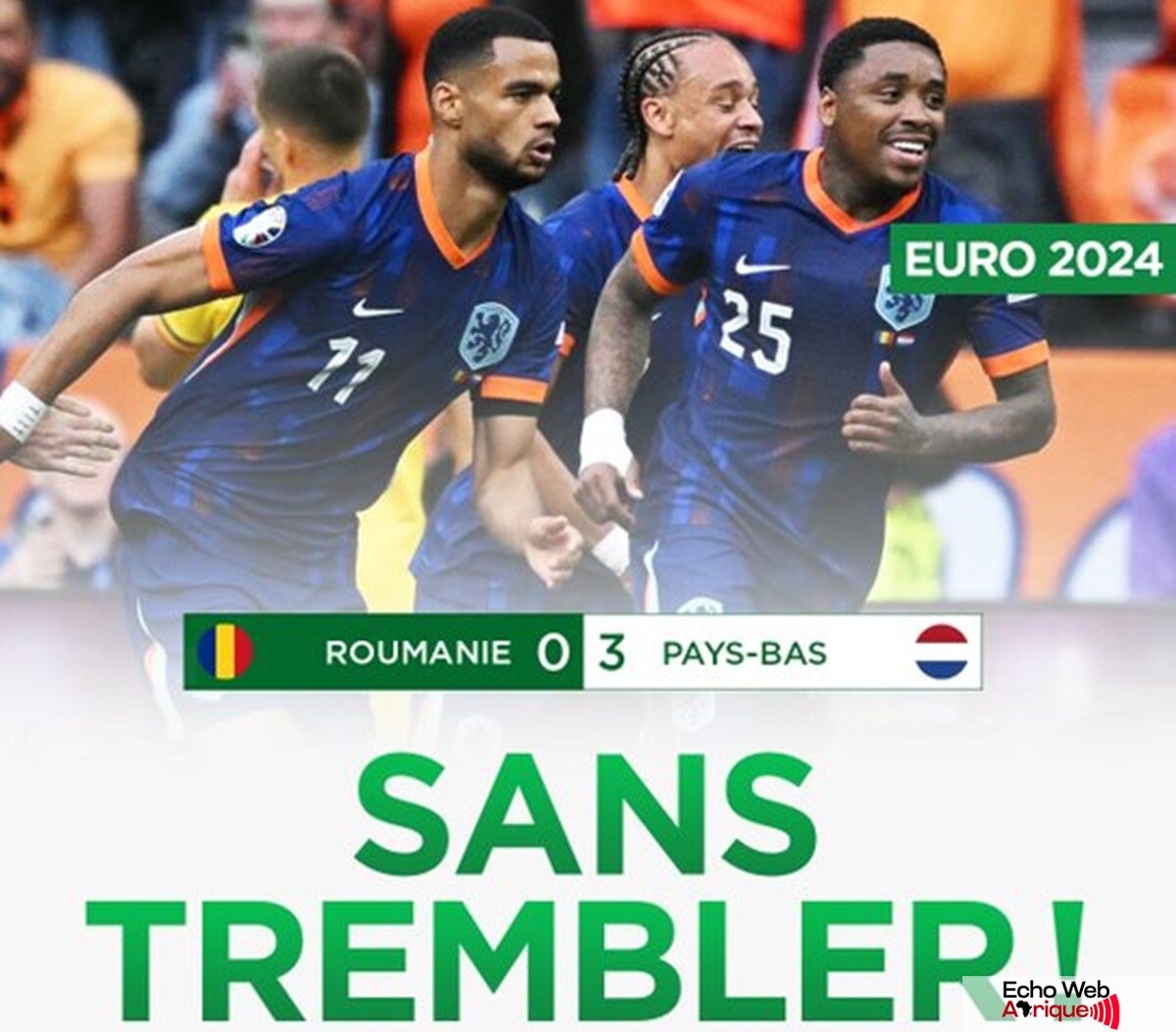 Euro 2024 : les Pays-Bas se qualifient sans forcer face à la Roumanie !