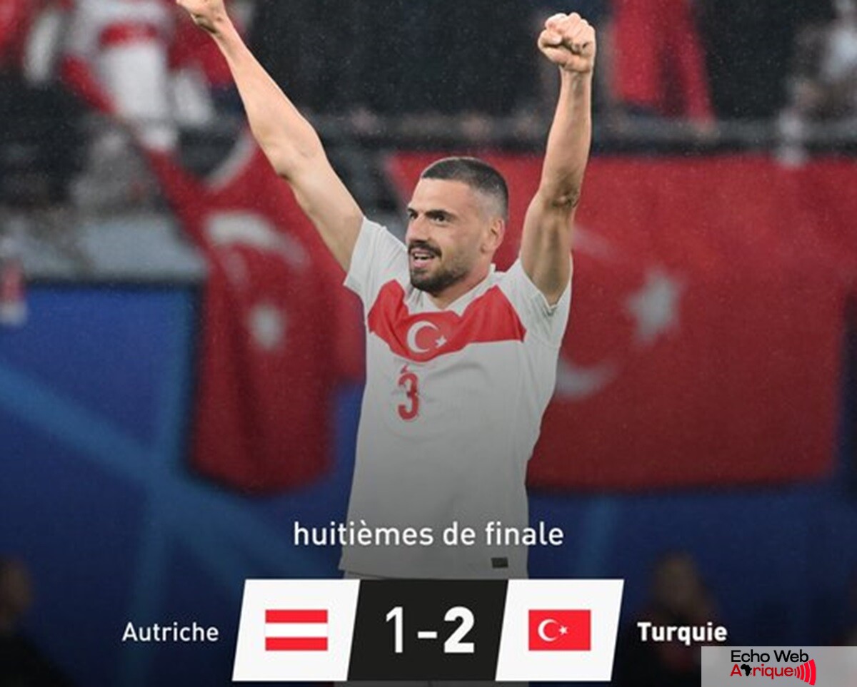 EURO 2024 : La Turquie élimine l’Autriche et se qualifie en quart de finale !