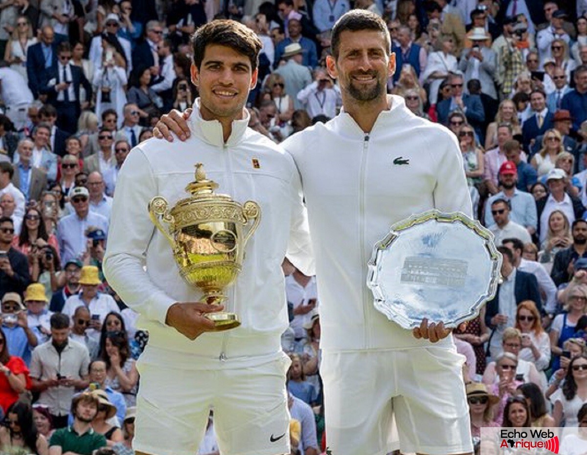 TENNIS : Carlos ALCARAZ bat Novak DJOKOVIC et réalise le doublé Roland-Garros - WIMBLEDON