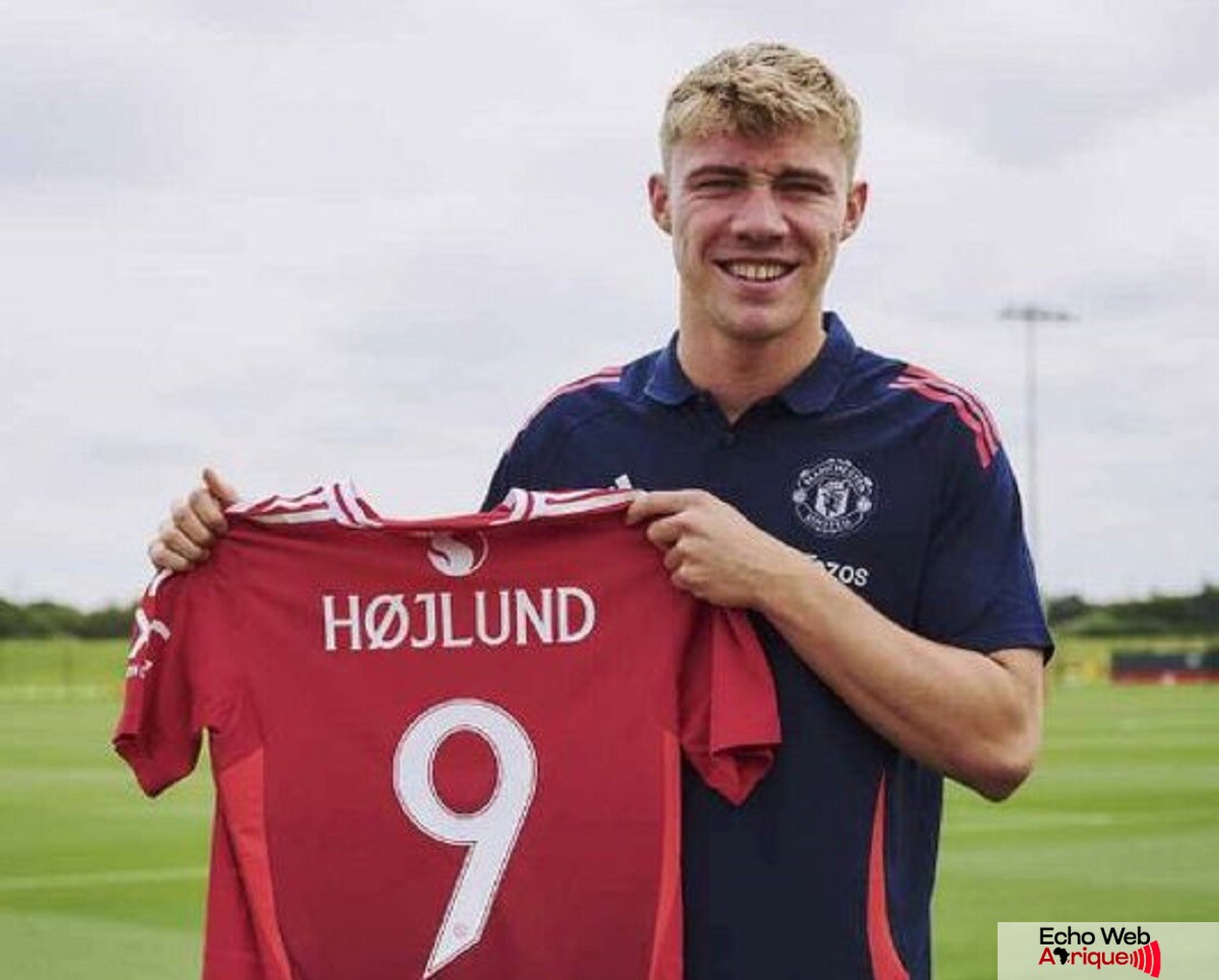 Manchester United : Hojlund prend un nouveau numero !