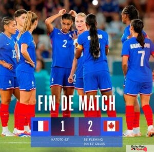 JO 2024 / Football féminin : L’équipe de France éliminée par le Canada !