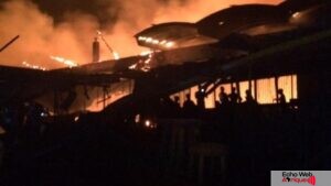 Incendie au marché de Kokoman en Côte d’Ivoire