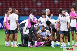 Real Madrid : Eduardo Camavinga est forfait pour la SuperCoupe (vidéo du choc)