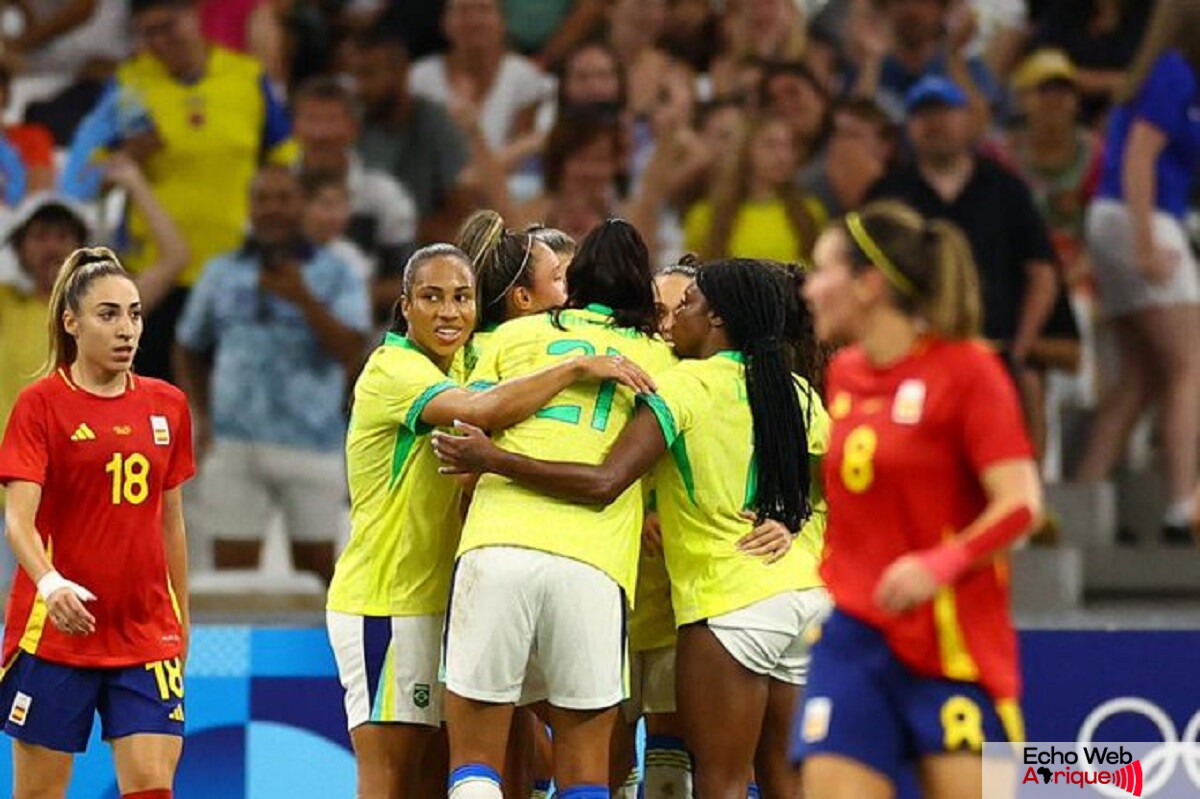 JO 2024 / Football féminin : Le Brésil en Finale après avoir battu l’Espagne !