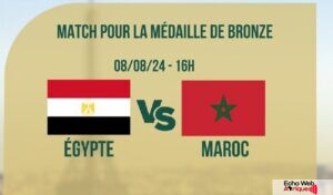 JO 2024 / Maroc – Egypte : Le match pour la médaille de Bronze !