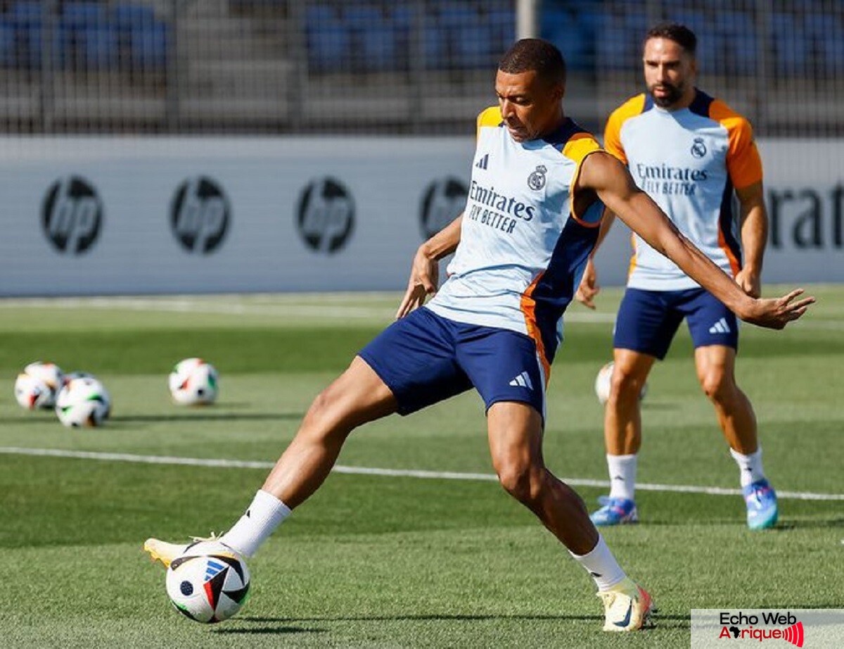 Supercoupe d’Europe :  Kylian Mbappé prêt pour son premier match avec le Real Madrid !