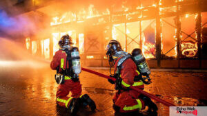 L’incendie au marché de Kégué maitrisé par les pompiers