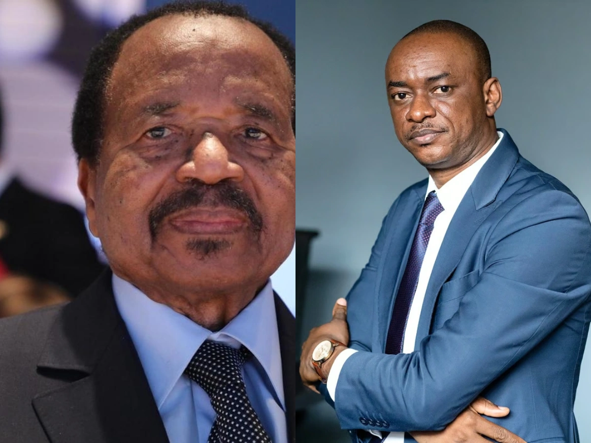 Cabral Libii et Paul Biya 1