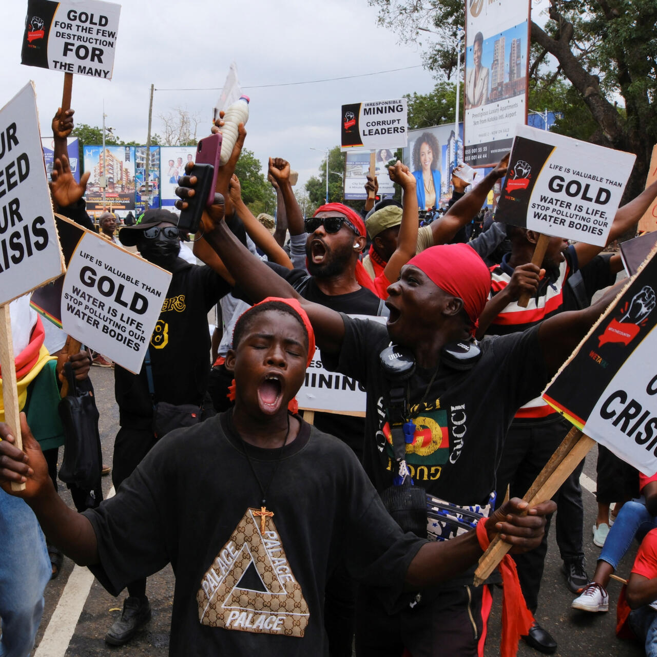 w1280 p1x1 Ghanaians protest illegal mining and what organizers say is bad governance A