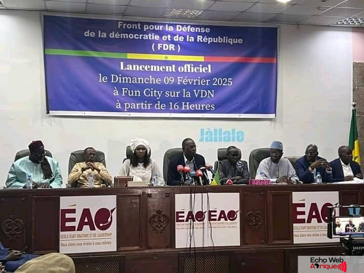 Sénégal : Création du FDR, un front contre Diomaye Faye et Ousmane Sonko
