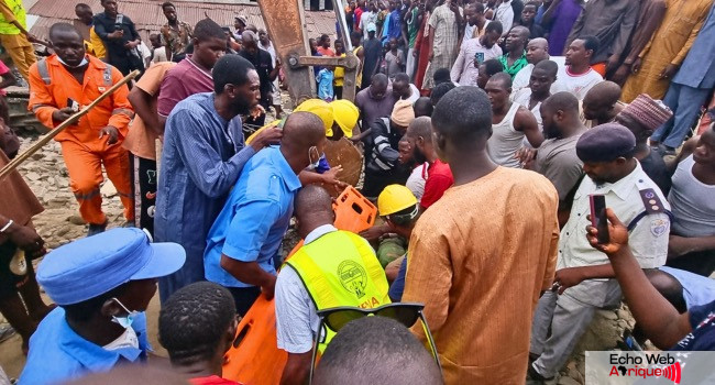 Nigéria : Un mort et trois blessés dans l'effondrement d'un immeuble à Lagos